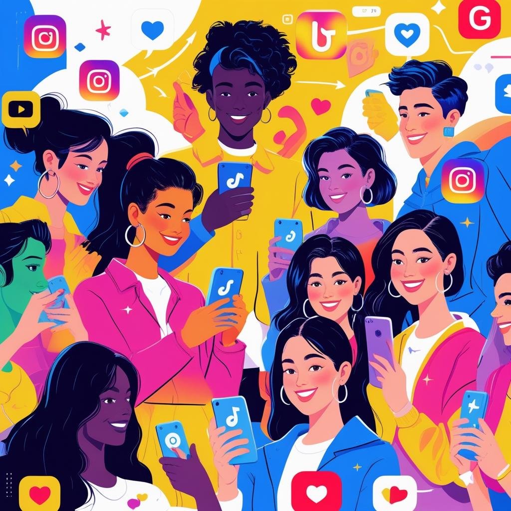 Influencers Marketing or social media influencers