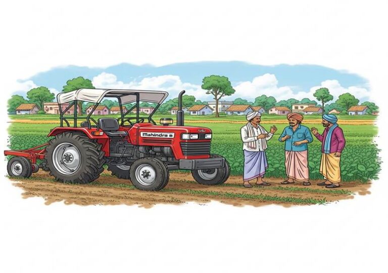Mahindra tractor sale in rural farming