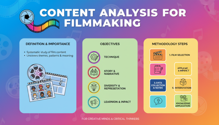 Content analysis for film maker
