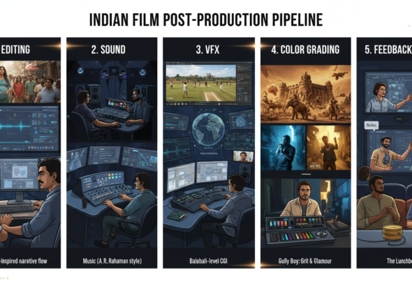 Post-Production Pipeline: Editing, Sound, VFX, Color Grading, Feedback Loops